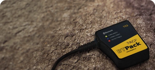 Dispositivo BT Pack para transmisión de datos vía Bluetooth